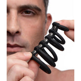 6 Ring Silicone Chastity Device